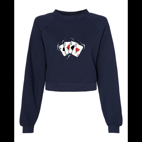 Playing card Bella canvas hoodie 7505